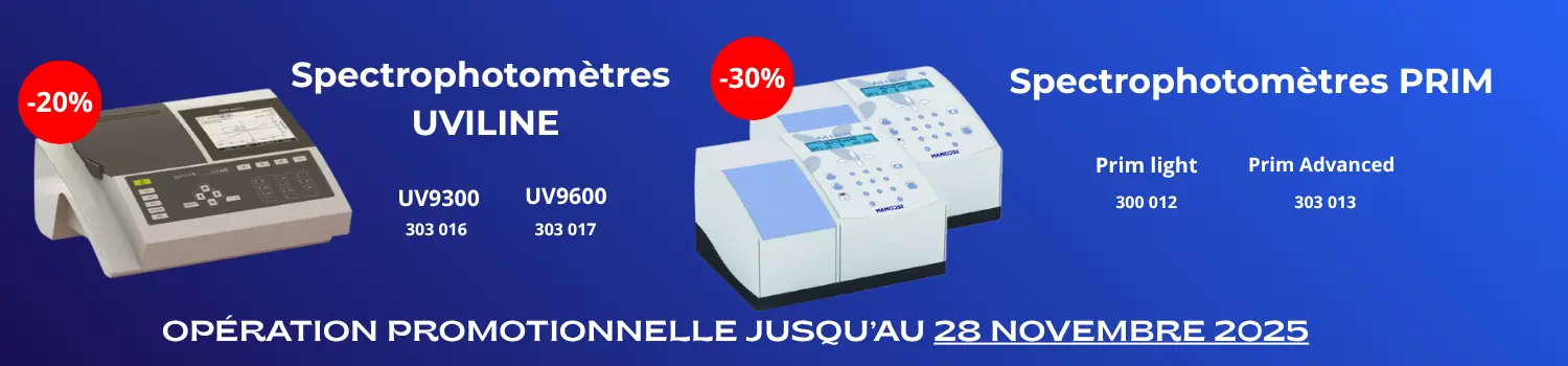 promotion spectrophotomètre promotion spectrophotomètres uviline et prim
