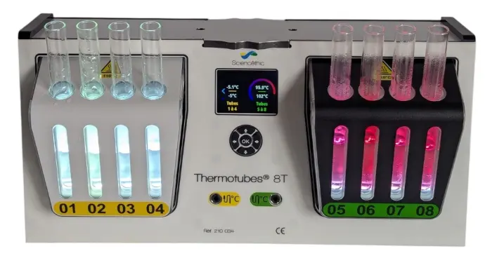 Thermotubes® transparent- Bain-marie sans eau Thermotubes® transparent- Bain-marie sans eau